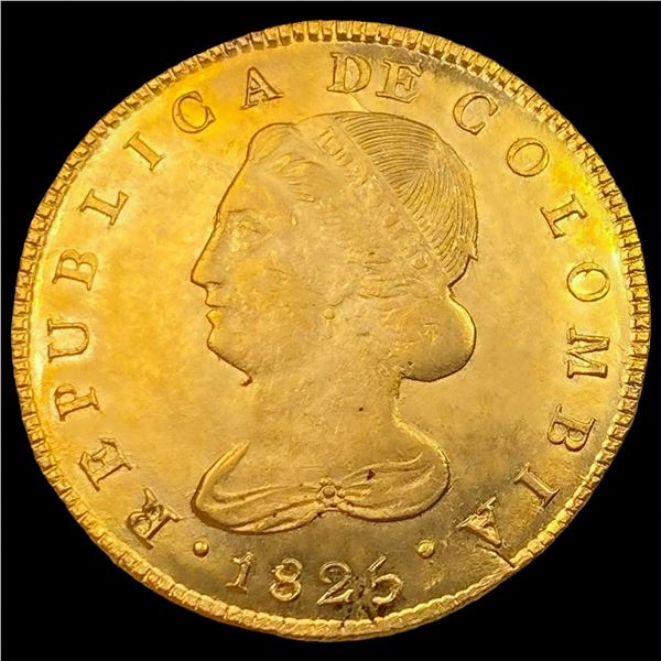 1825-FM Colombia Popayan Gold 8 Escudo