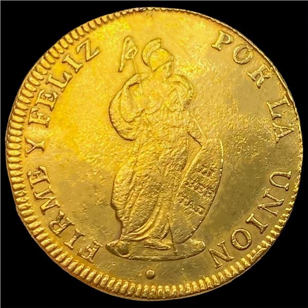 1829/8 Lima JM Peru Gold 8 Escudo