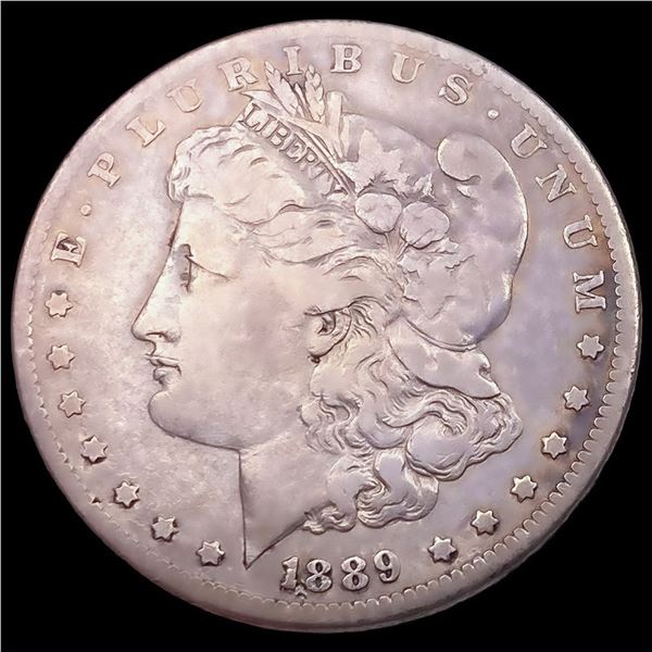 1889-CC Morgan Silver Dollar