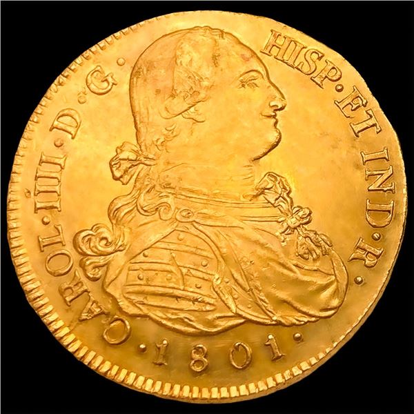1801-P JF Colombia Gold 8 Escudo