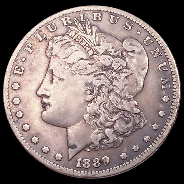 1889-CC Morgan Silver Dollar