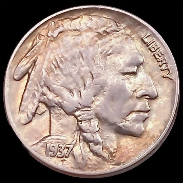 1937-D 3 Leg Buffalo Nickel