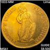 Image 1 : 1833-MM Lima Peru Gold 8 Escudo .7615oz