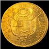 Image 2 : 1833-MM Lima Peru Gold 8 Escudo .7615oz