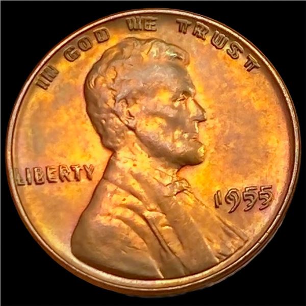 1955/55 DDO Wheat Cent