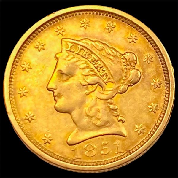 1851 $2.50 Gold Quarter Eagle