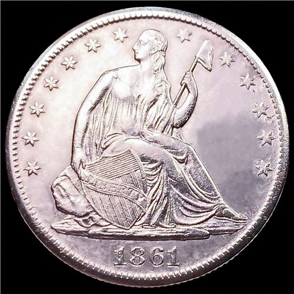 1861-S Seated Liberty Half Dollar