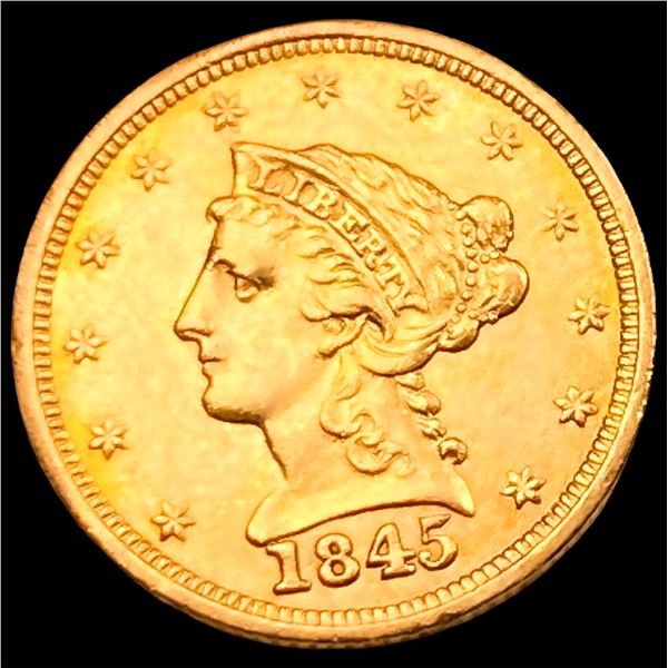 1845 $2.50 Gold Quarter Eagle