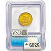Image 2 : 1846 $5 Gold Half Eagle ICG MS63 Large Date
