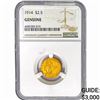 Image 1 : 1914 $2.50 Gold Quarter Eagle NGC Genuine