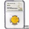 Image 1 : 1866 $5 Gold Half Eagle NGC AU53 Motto