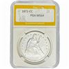 Image 1 : 1872-CC Seated Liberty Dollar PGA MS64