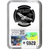 Image 2 : 2017-W 20th Anni. 1OZ Platinum Eagle $100 NGC PF70