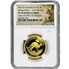 Image 1 : 2017P Australia 1OZ Gold $100 Kangaroo HR NGC PF70 UC