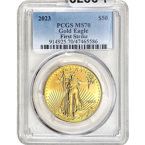 2023 1 OZ Gold Eagle $50 PCGS MS70