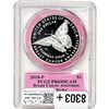 Image 2 : 2018-P Breast Cancer Awareness SIlver $1 PCGS PR69 DCAM