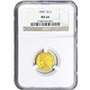 Image 1 : 1909 $2.50 Gold Quarter Eagle NGC MS64