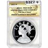 Image 1 : 2017P American Libery 225th Anni. 1OZ Silver Medal ANACS PR69 DCAM