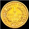 Image 2 : 1851-O Rare Gold Dollar HIGH GRADE