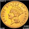 Image 1 : 1857-S $3 Gold Piece CHOICE AU