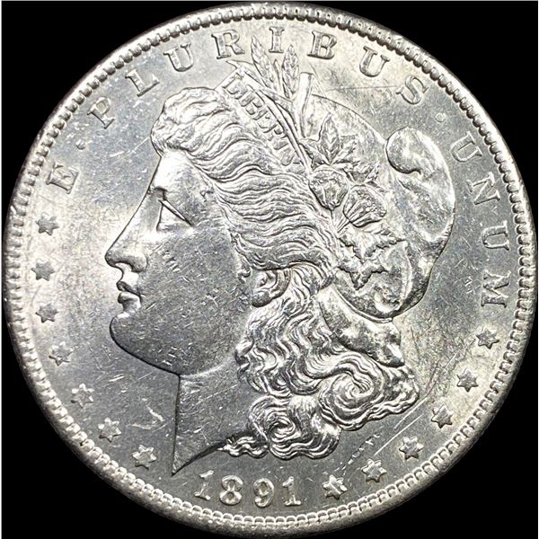 1891-S Silver Morgan Dollar  CLOSELY UNCIRCULATED