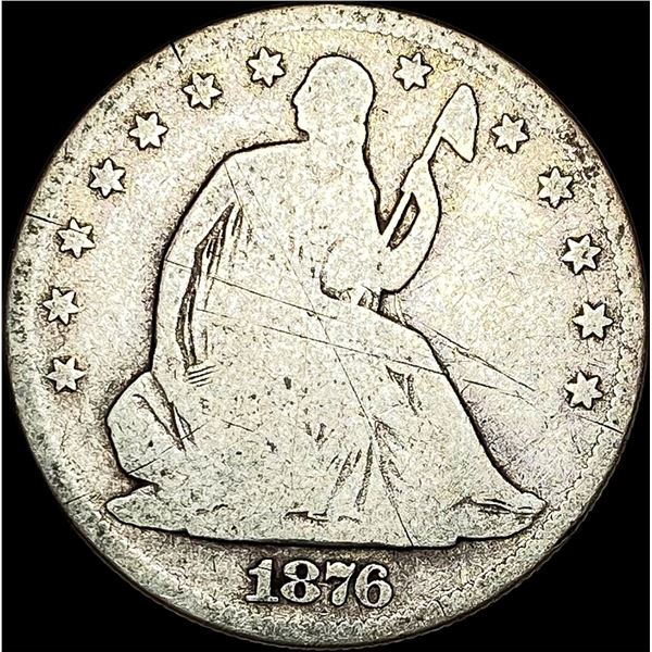 1876 Seated Liberty Half Dollar  NICELY CIRCULATED