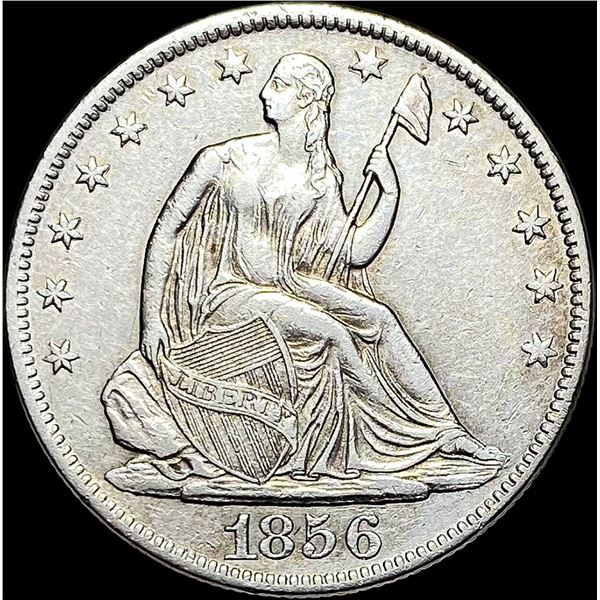 1856-O Silver Half Dollar  CLOSELY UNCIRCULATED