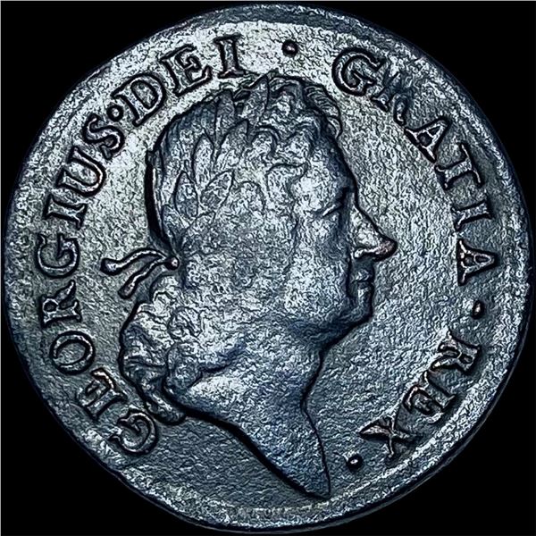 1723 Ireland George I Halfpenny  CHOICE AU