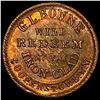 Image 1 : 1863 Civil War Token-Cooperstown NY  UNCIRCULATED