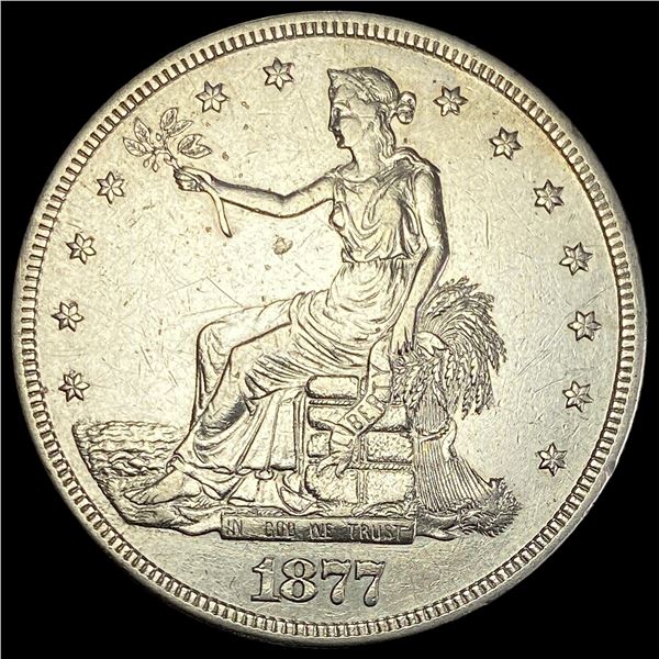 1877-S Silver Trade Dollar  CLOSELY UNCIRCULATED