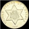Image 1 : 1860 Silver Three-Cent Piece  UNCIRCULATED