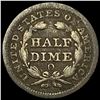 Image 2 : 1849-O Seated Liberty Half Dime  NICELY CIRCULATED