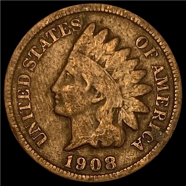 1908-S Indian Head Cent  NICELY CIRCULATED