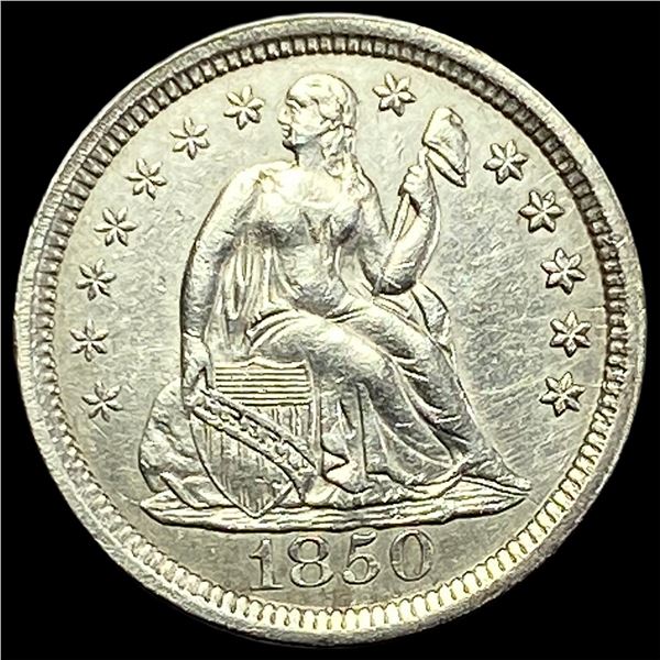 1850 Seated Liberty Silver Dime  CHOICE AU