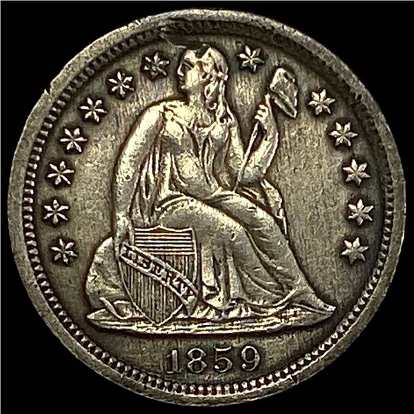 1859-O Seated Liberty Dime  CLOSELY UNCIRCULATED