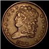Image 1 : 1834 Classic Head Half Cent  CHOICE AU