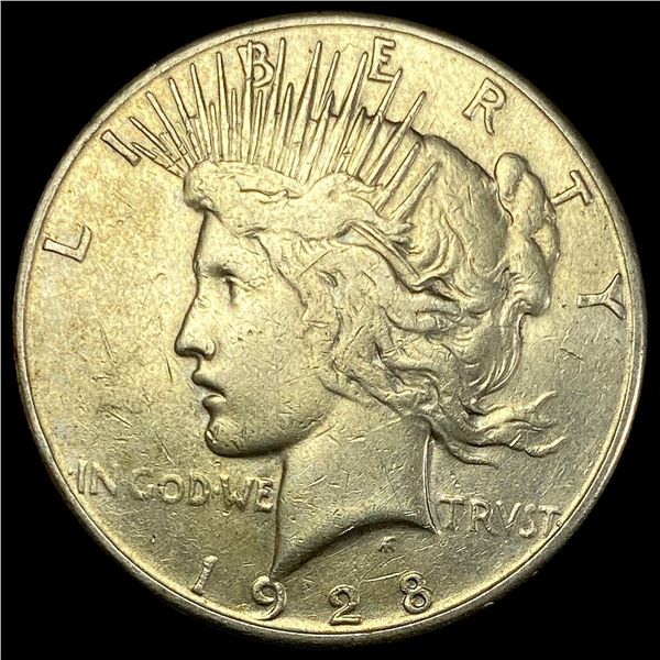 1928 Silver Peace Dollar  LIGHTLY CIRCULATED