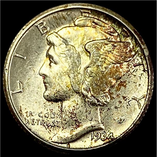 1934-D Mercury Dime  UNCIRCULATED