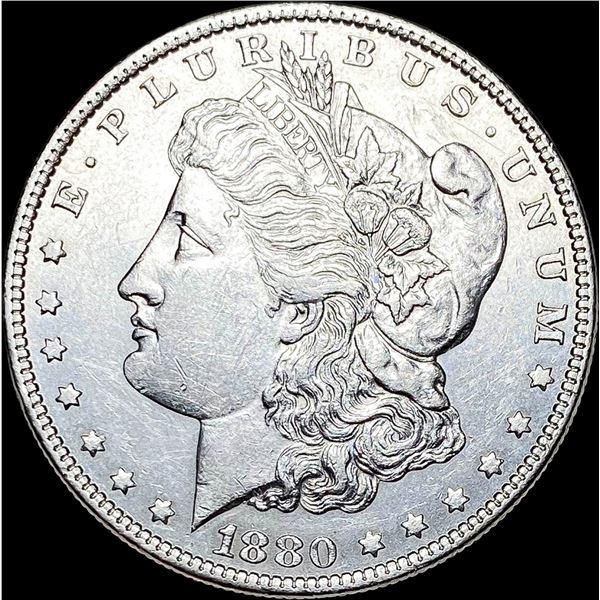 1880-O Micro O Morgan Silver Dollar  CLOSELY UNCIRCULATED