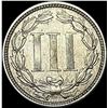 Image 2 : 1865 Nickel Three Cent CLOSELY UNCIRCULATED