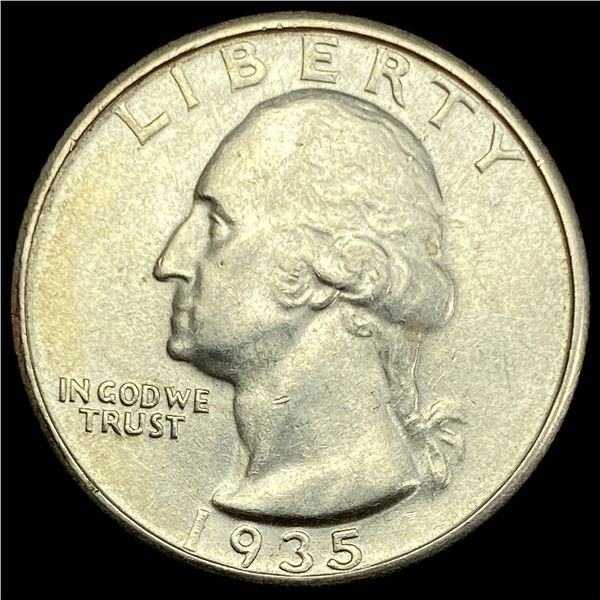 1935-S Silver Washington Quarter  UNCIRCULATED