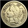 Image 1 : 1882 Nickel Three-Cent Piece  NEARLY UNCIRCULATED