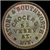 Image 1 : 1863 Civil War Token Story & Southworth UNCIRCULATED