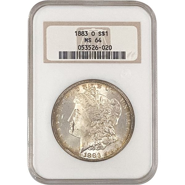 1883-O Morgan Silver Dollar NGC MS64