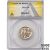 Image 1 : 1937 Buffalo Nickel ANACS MS64