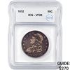 Image 1 : 1832 Capped Bust Half Dollar ICG VF20
