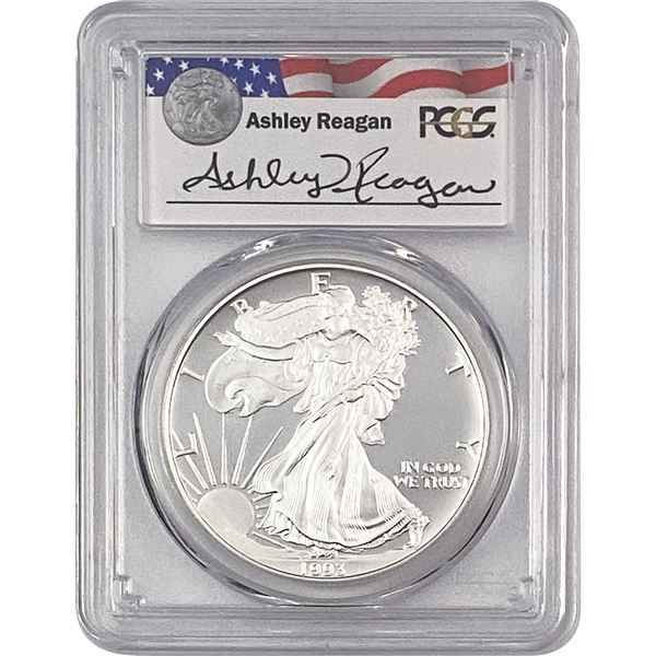 1993 Silver Eagle PCGS PR69 DCAM Reagan Legacy