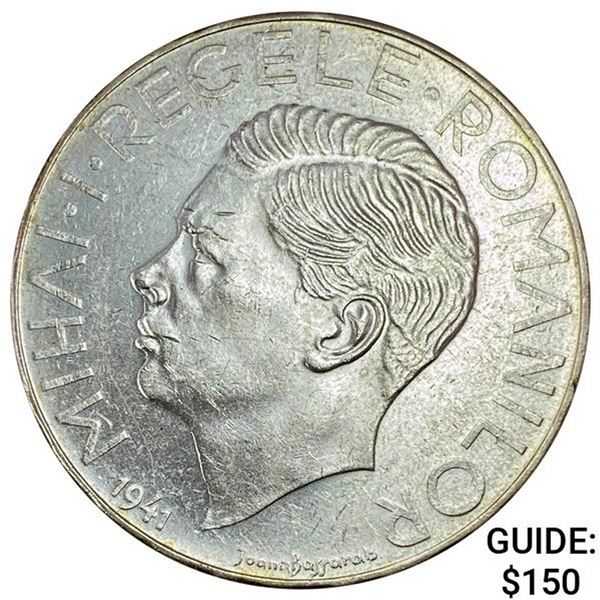 1941 Romania Silver 500 Lei Mihai UNCIRCULATED