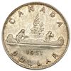 Image 2 : 1954 Canada 0.6oz Silver Dollar CLOSELY UNCIRCULATED
