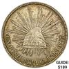 Image 1 : 1908Mo AM Mexico Silver Peso CHOICE AU